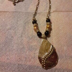 Necklace with KC stamp